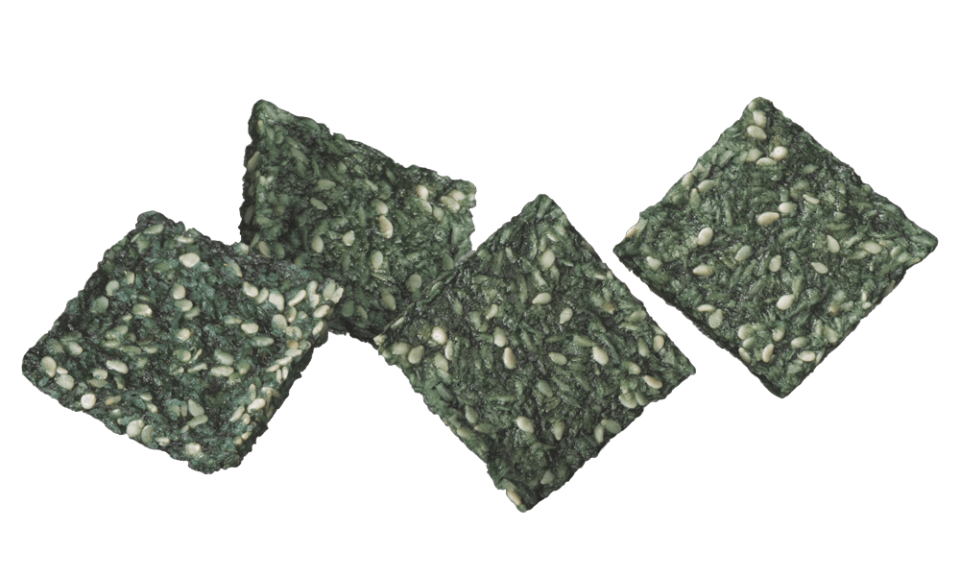 spirulina banana crisps