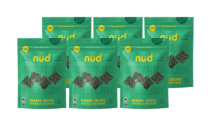 spirulina banana crisps, 6 pack