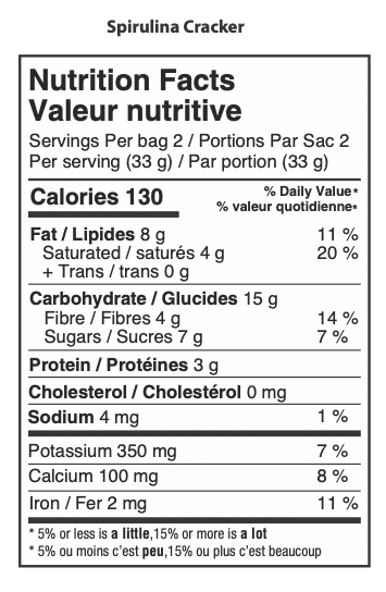 spirulina banana crisps nft